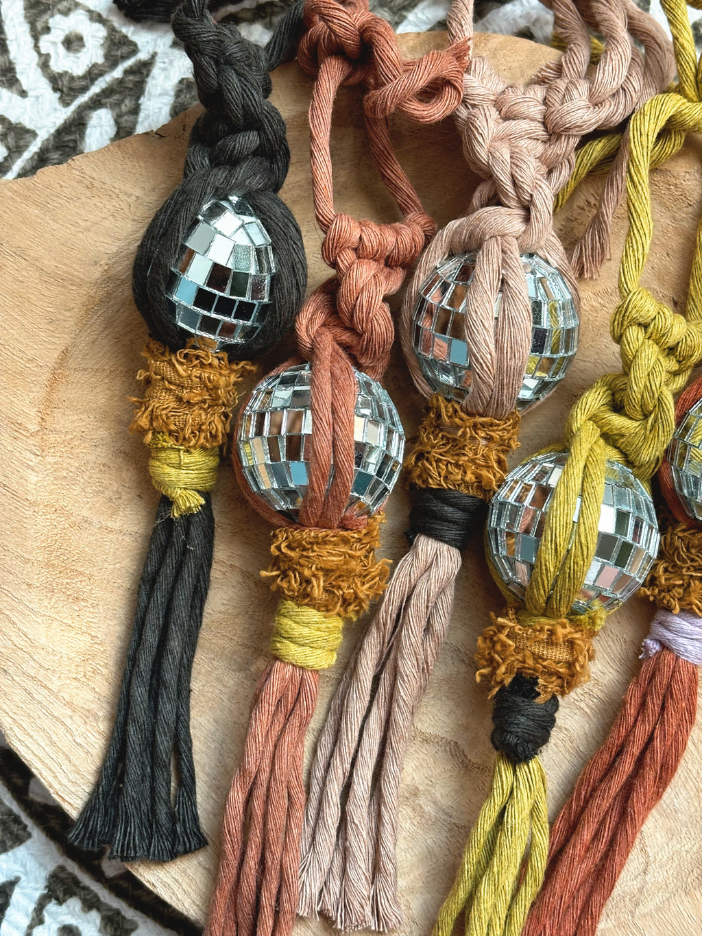 Modern Disco Ball Car Charm, Bag Charm