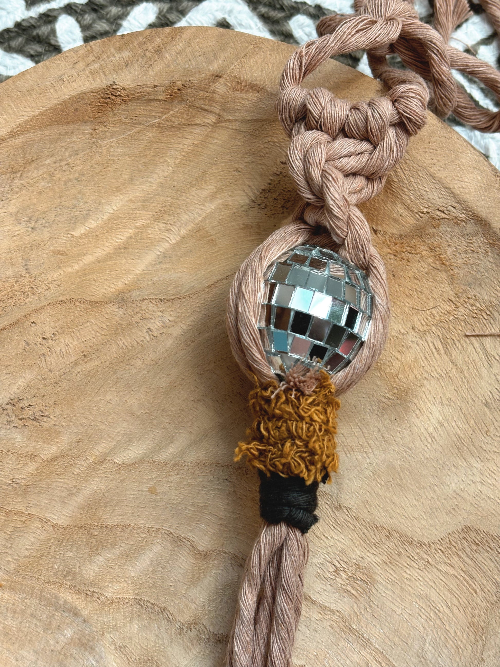 Modern Disco Ball Car Charm, Bag Charm