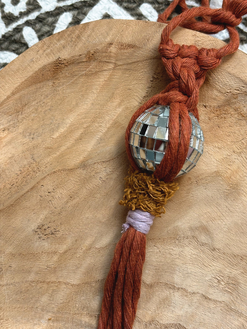 Modern Disco Ball Car Charm, Bag Charm