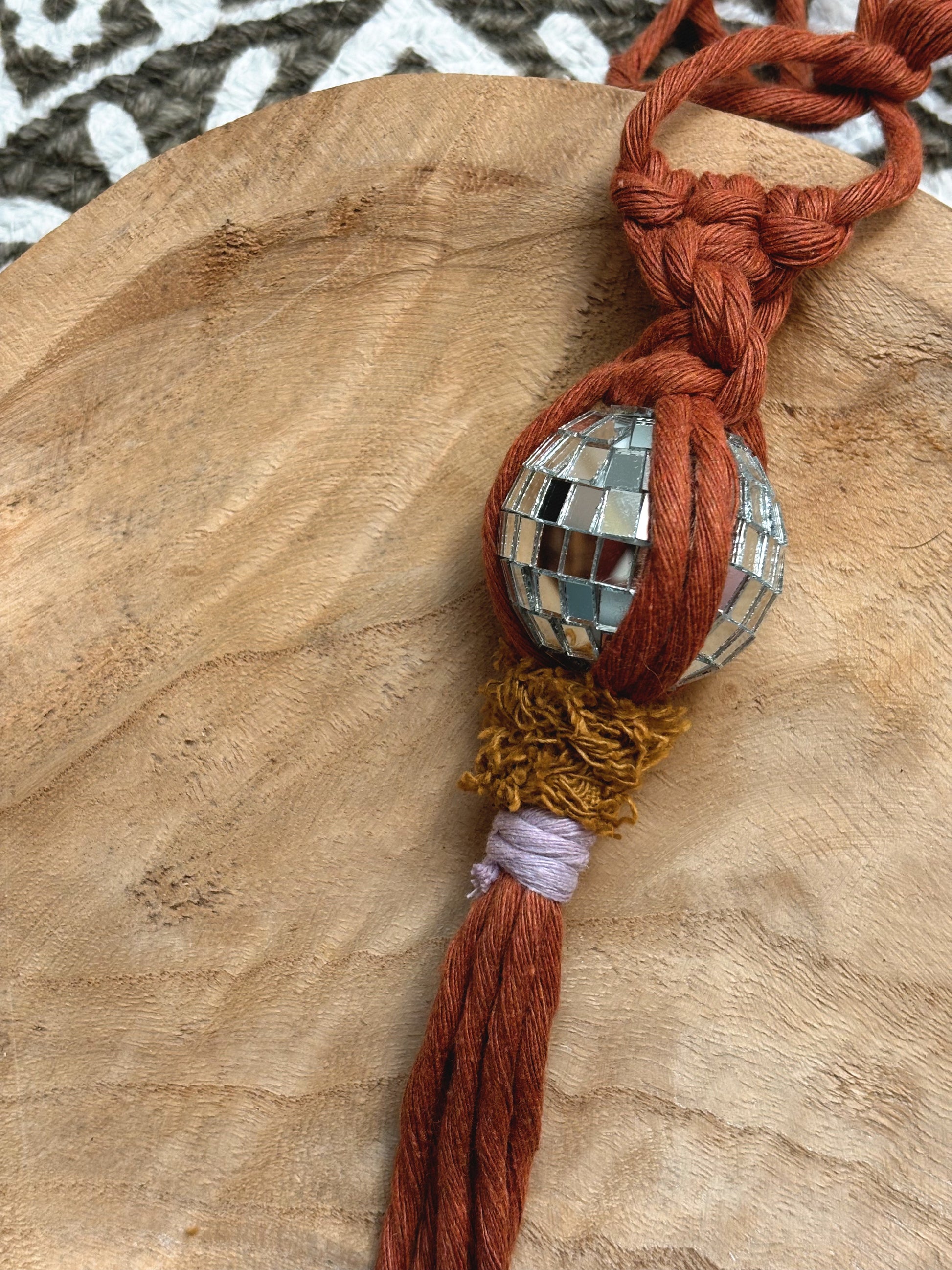 Modern Disco Ball Car Charm, Bag Charm