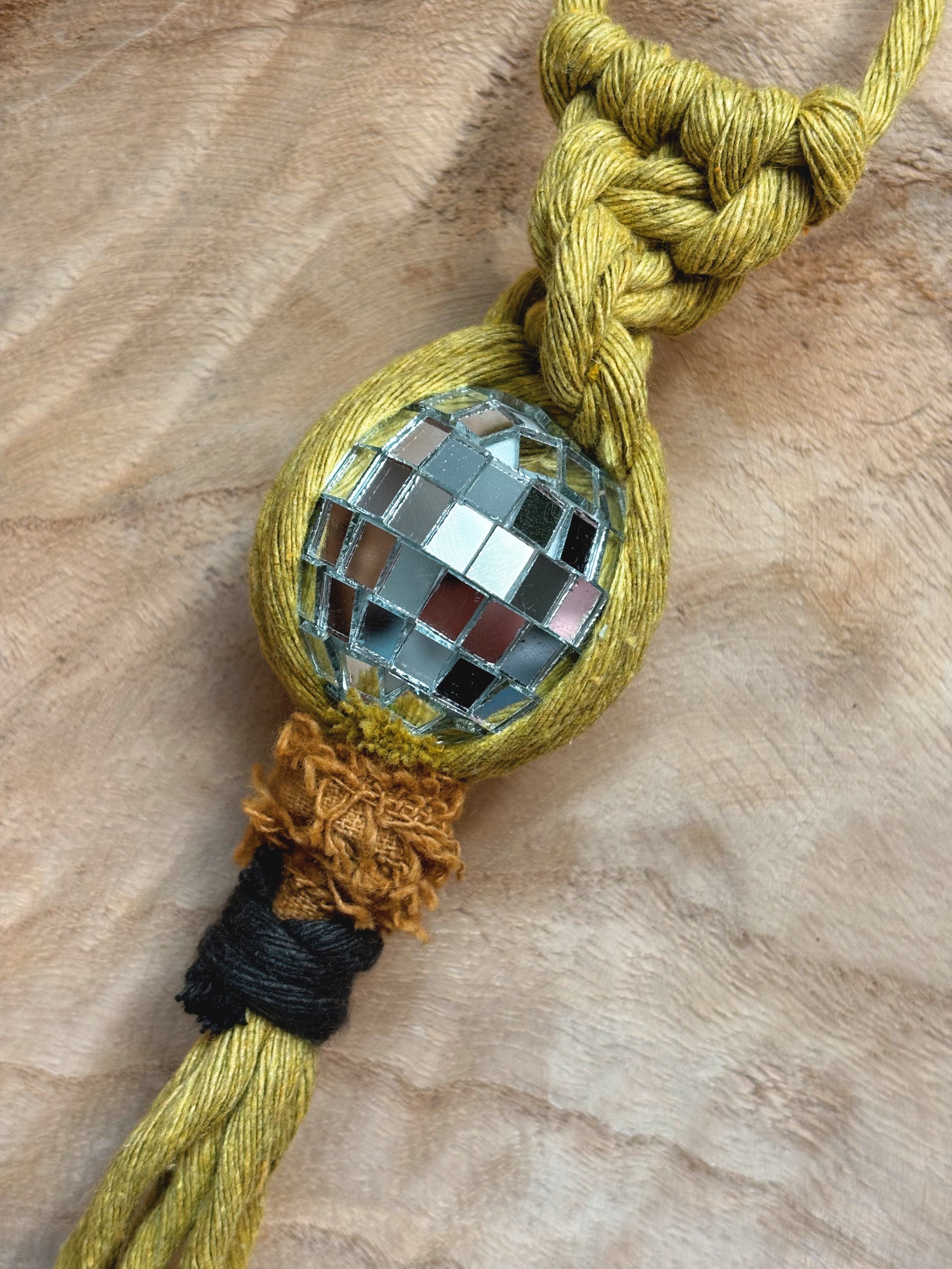 Modern Disco Ball Car Charm, Bag Charm