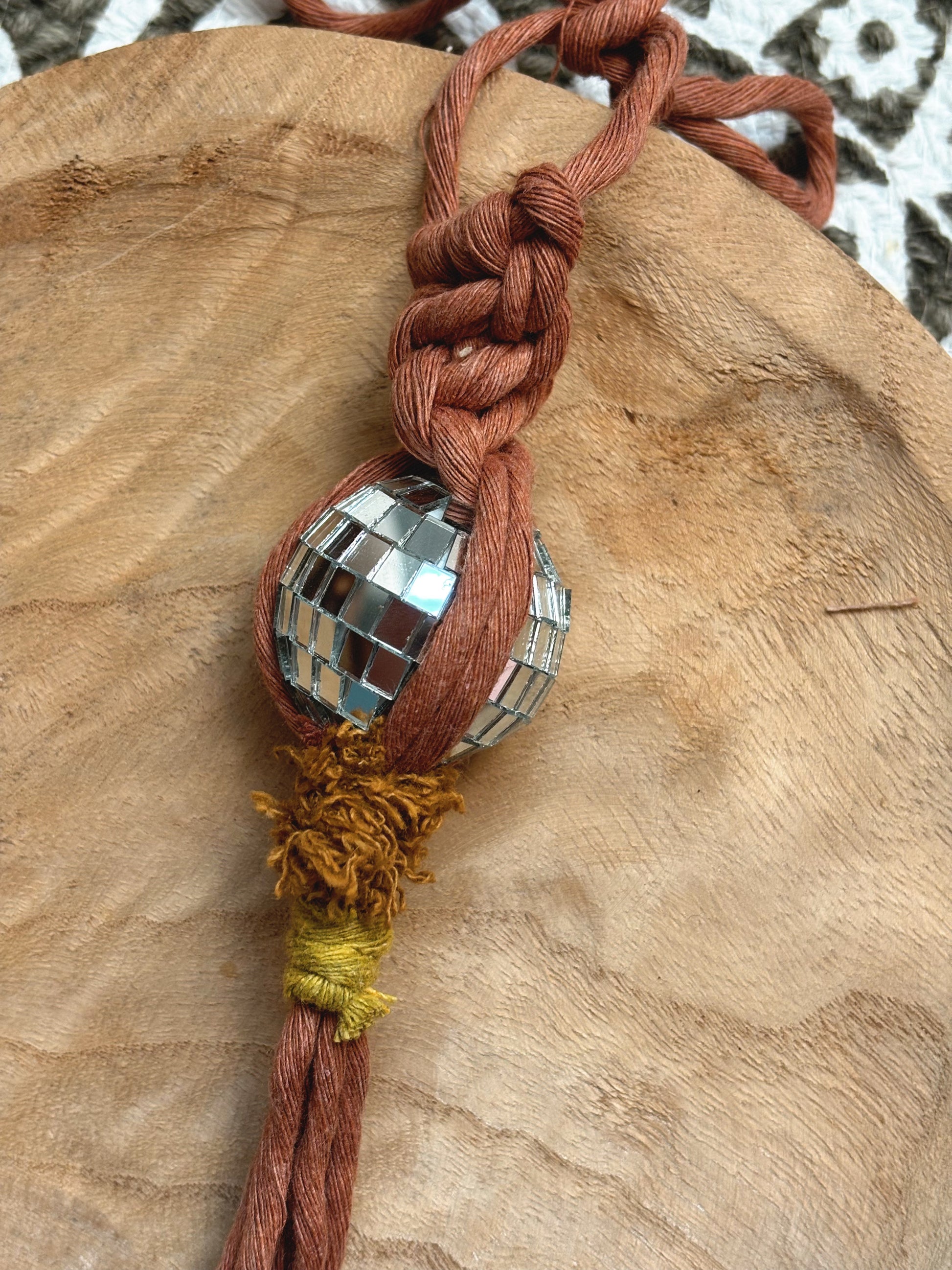 Modern Disco Ball Car Charm, Bag Charm
