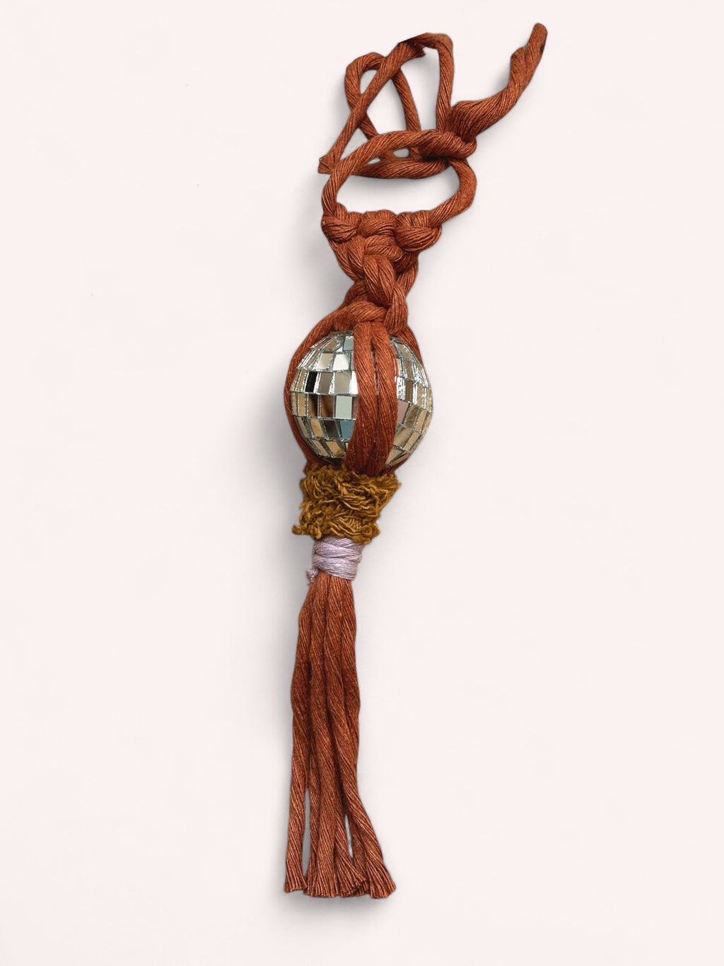 Modern Disco Ball Car Charm, Bag Charm