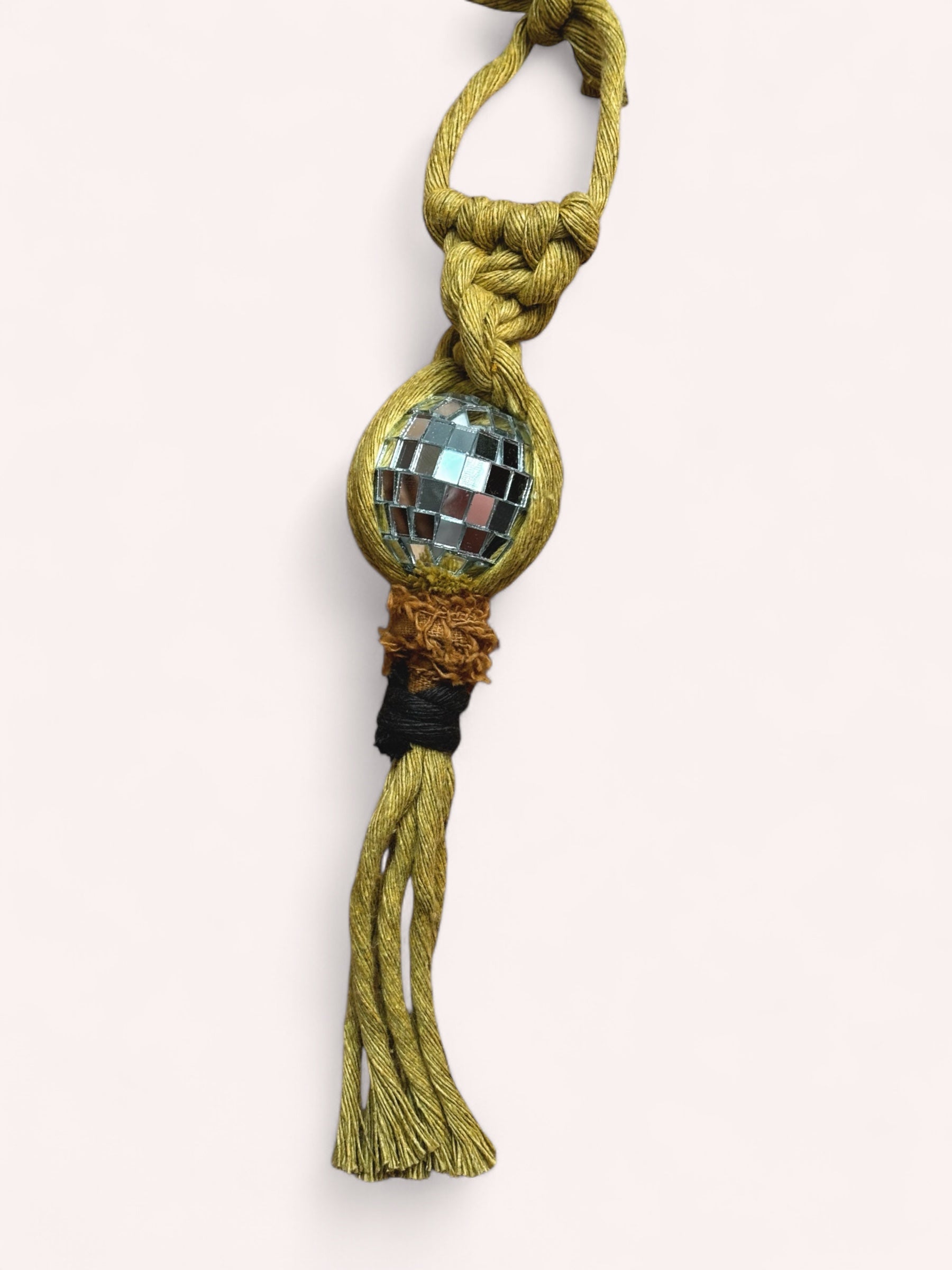 Modern Disco Ball Car Charm, Bag Charm