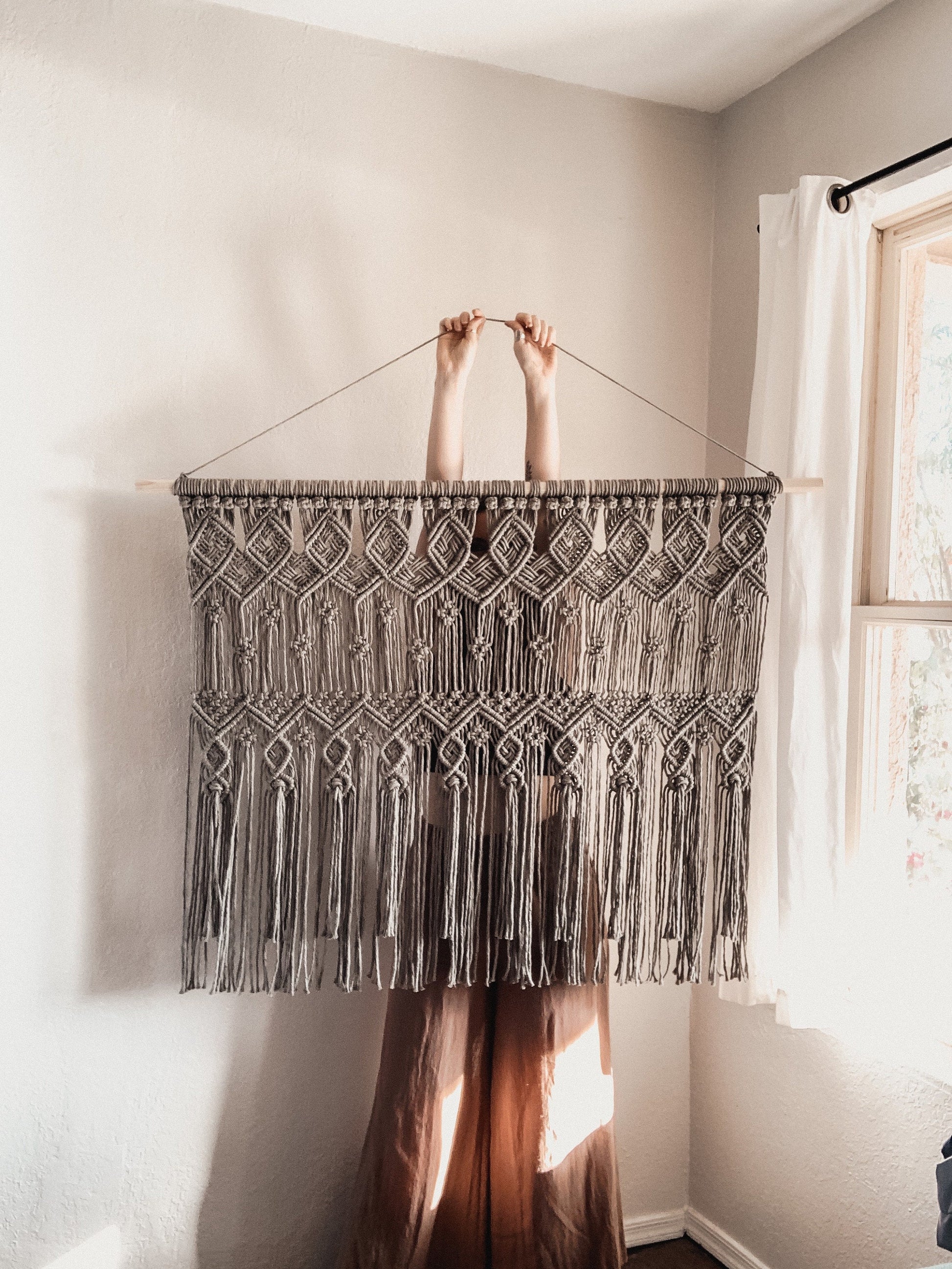 Made to Order: Boho Wall Hanging | Macrame Wall Hanging Wovan Large Colorful | Wall Art | Statement Decor | Tapestry | Fun Home Decor