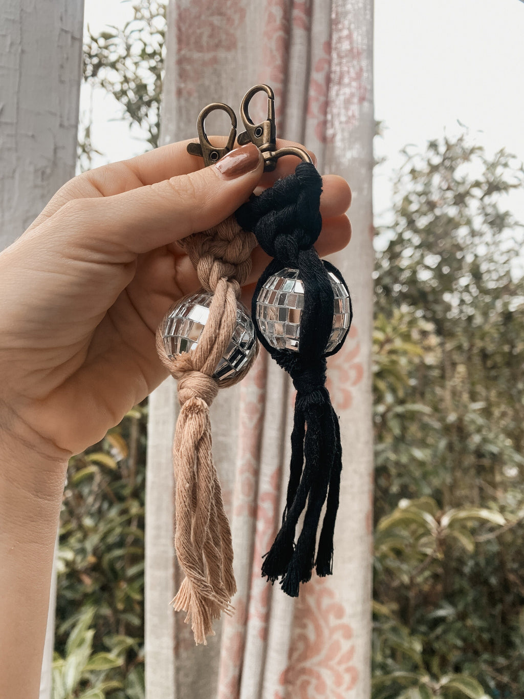 Retro Miniature Disco Ball Keychain | Gift Ideas for Her | Boho Accessories | Gifts for Friends