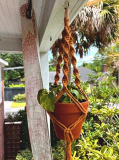 Macrame Hanging Planter | Plant Accessories | Boho Home Decor | Dorm Room Decor | Mother's Day Gifts for Her | Plant Hanger