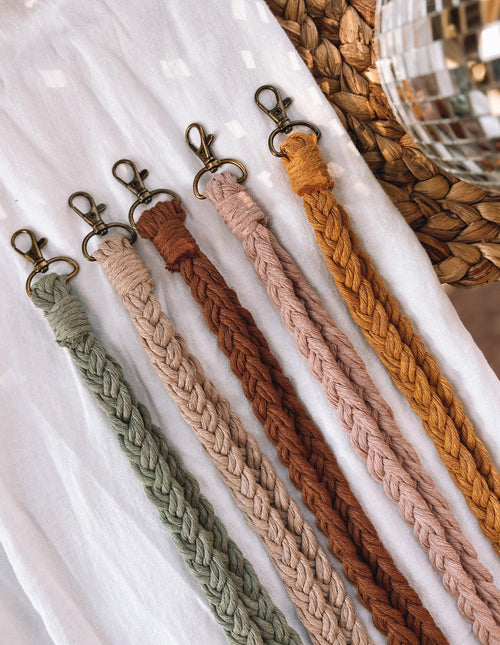 Boho Macrame Lanyard | Handmade ID Badge Holder | Work Lanyard | Teacher Appreciation Gift