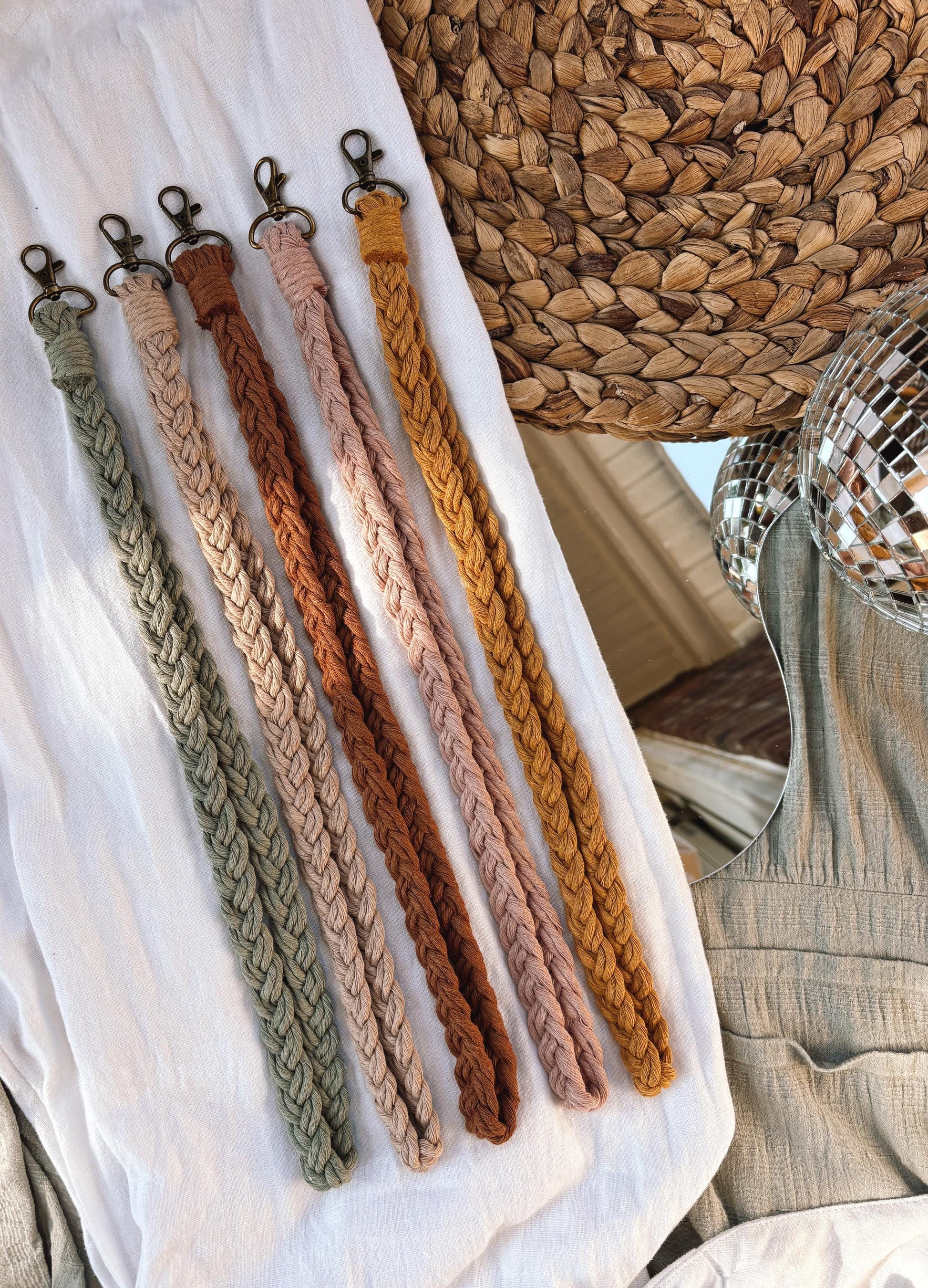 Boho Macrame Lanyard | Handmade ID Badge Holder | Work Lanyard | Teacher Appreciation Gift