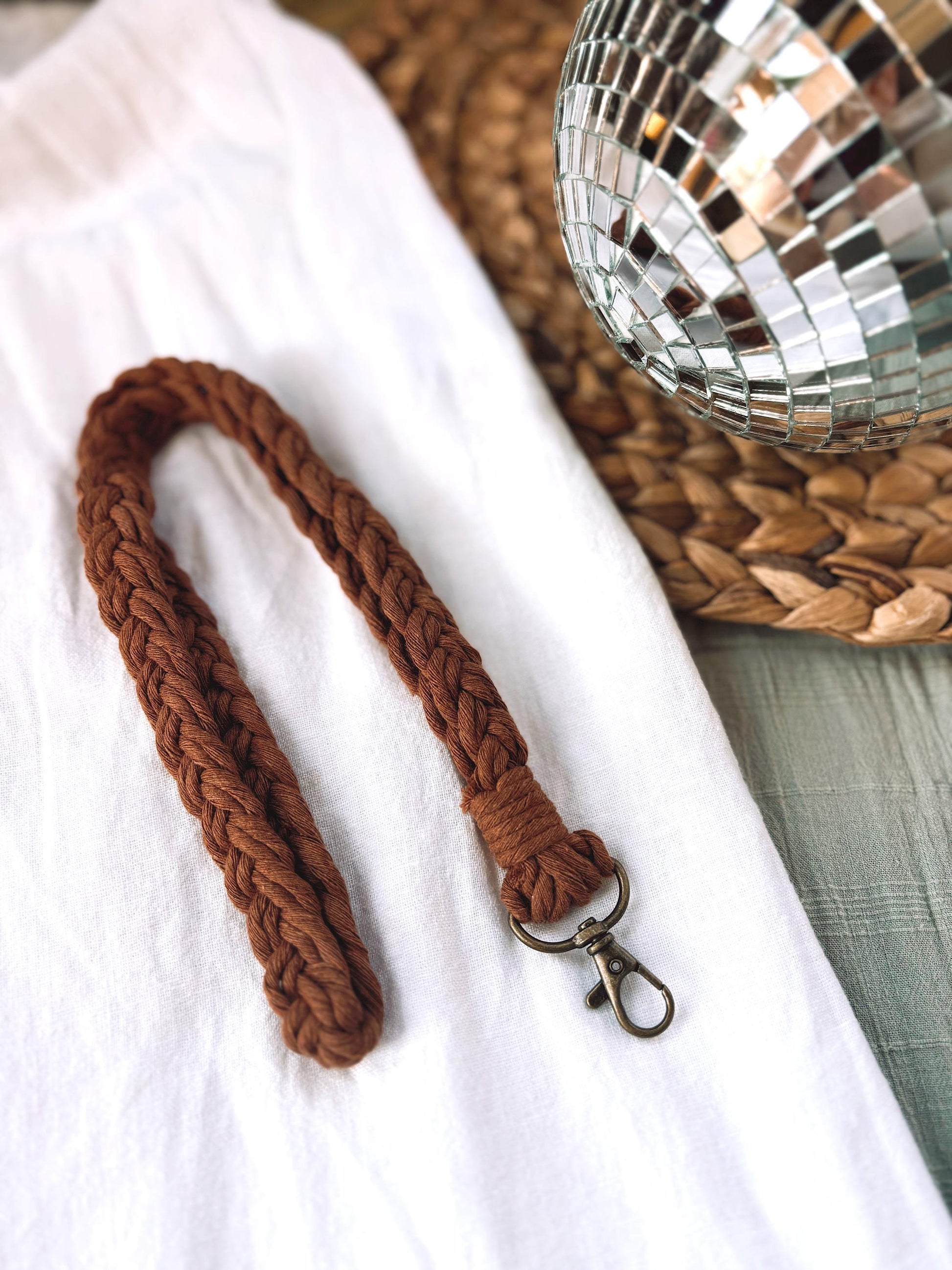 Boho Macrame Lanyard | Handmade ID Badge Holder | Work Lanyard | Teacher Appreciation Gift