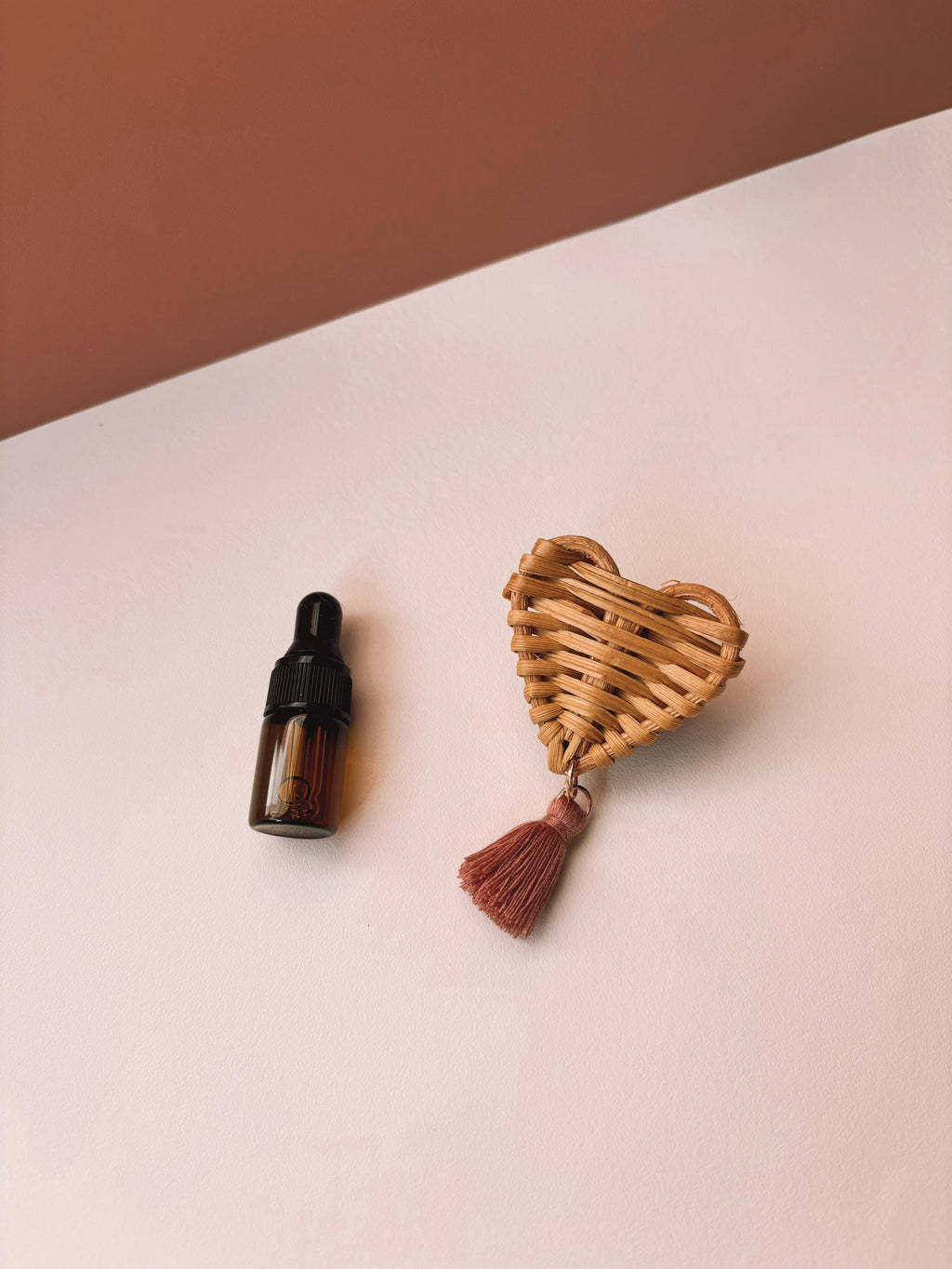 Rattan Heart Car Vent Clip | Boho Essential Oil Diffuser | Rearview Mirror Car Accessories | Valentines Day Gifts | Scents