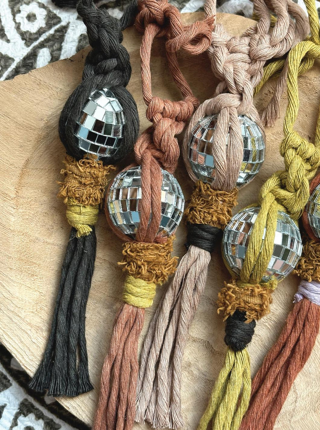 Modern Disco Ball Car Charm, Bag Charm | Rearview Mirror Accessories | Cute Gift Ideas for Friends