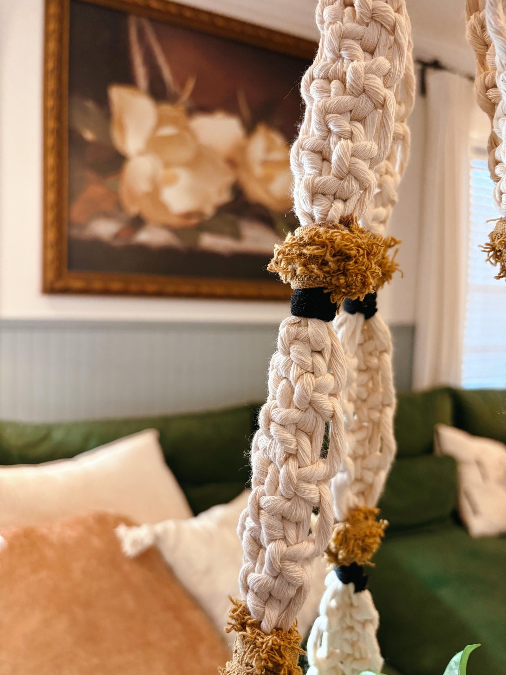 Modern Statement Plant Hanger | Modern Vintage Style Home Decor | Planter