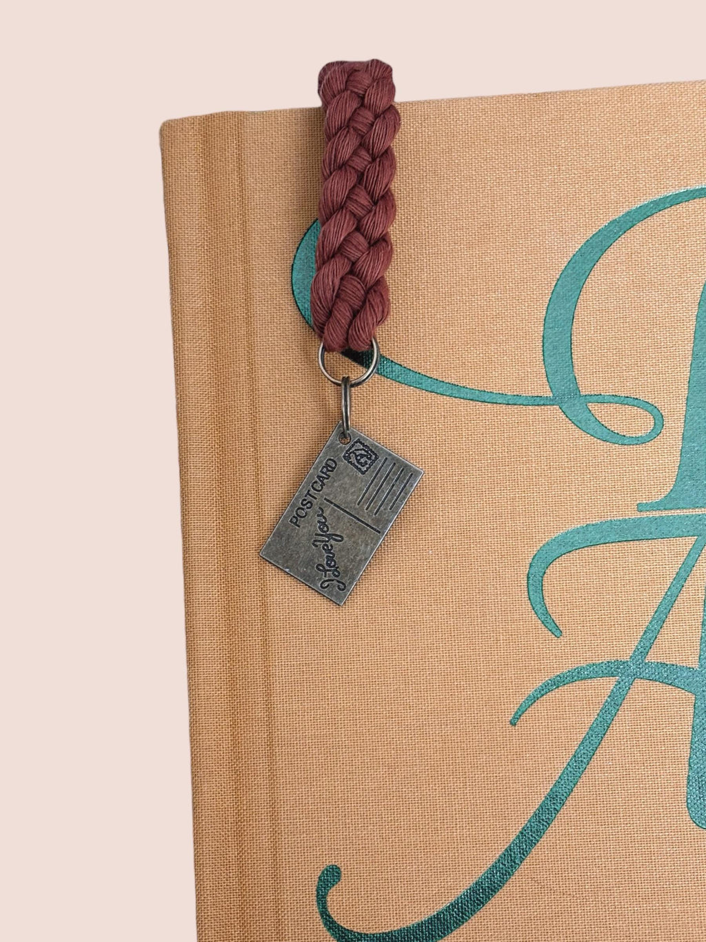 I Love You Postcard Charm Bookmark - Bookish Accessories