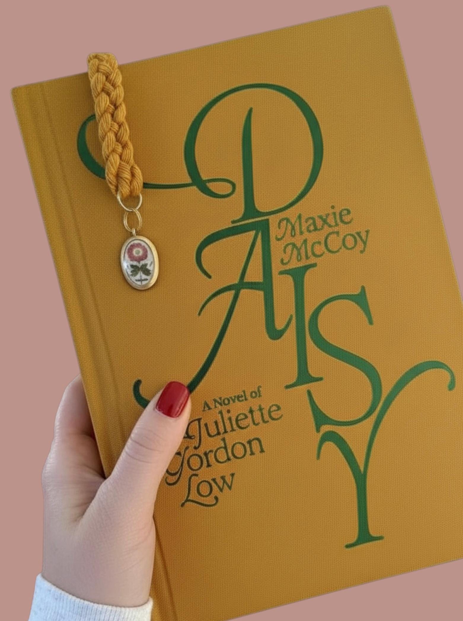 Dainty Floral Charm Bookmark - Book Accessories for Readers, Valentines Gift, Bookish, Literature