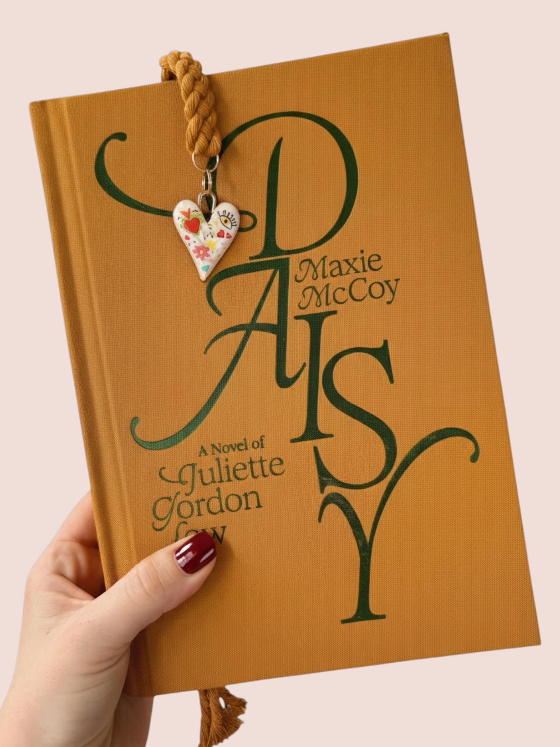 Happy Heart Charm Bookmark - Bookish Accessories for Readers
