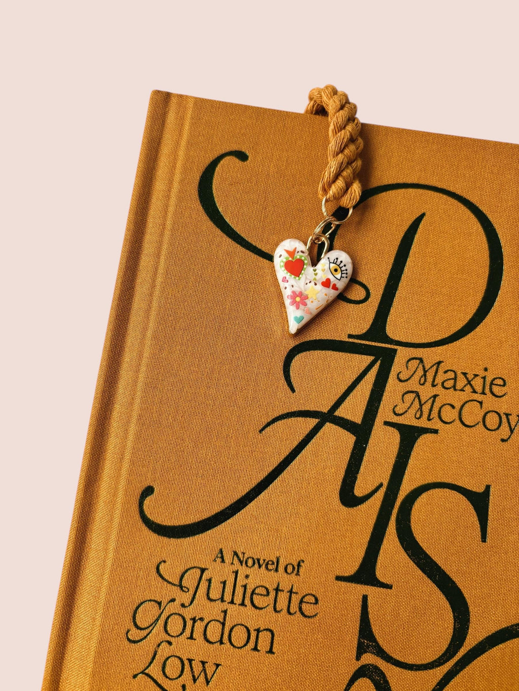 Happy Heart Charm Bookmark - Bookish Accessories for Readers
