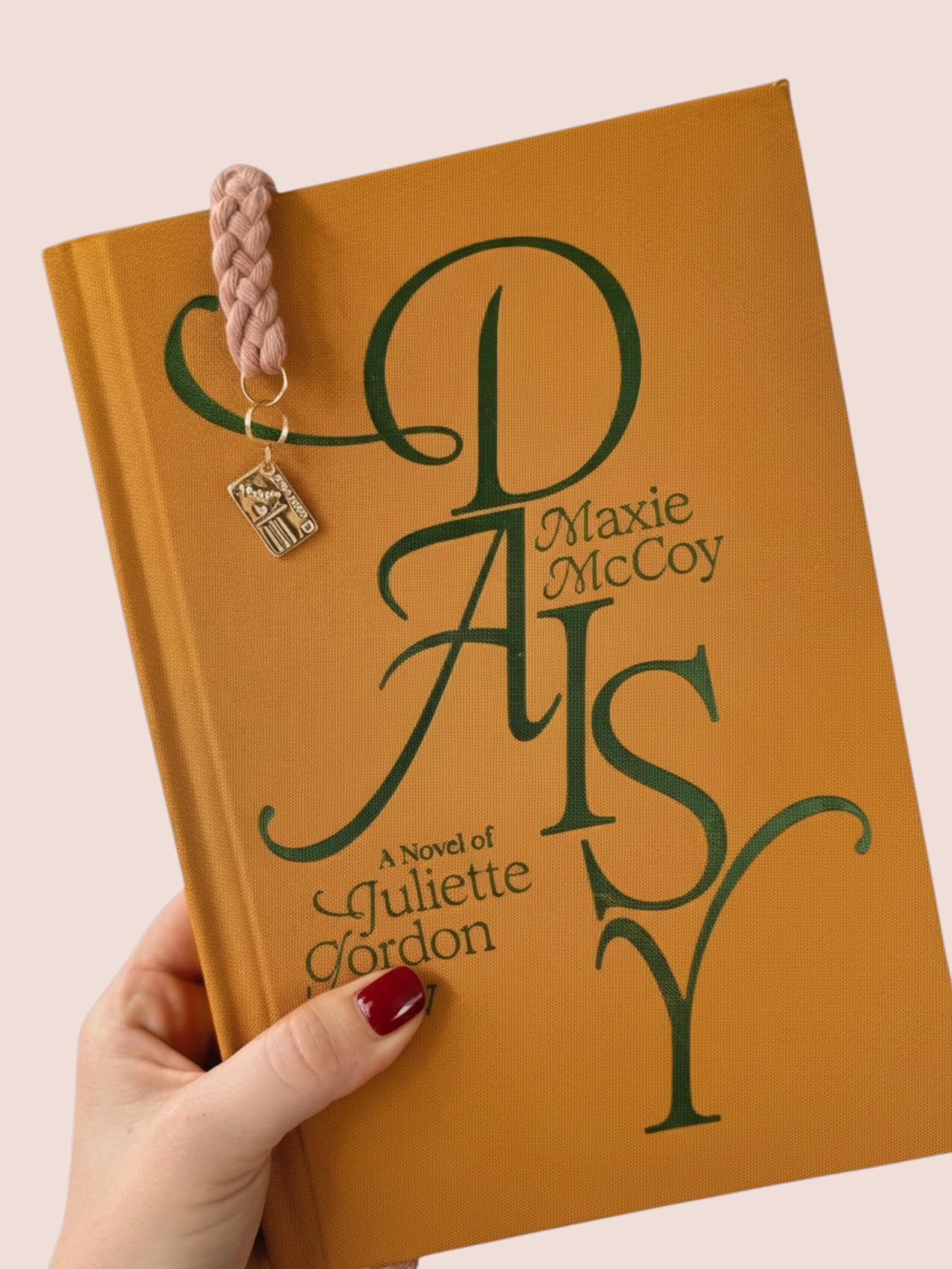 Gold I Love You Postcard Charm Bookmark - Bookish Accessories for Readers