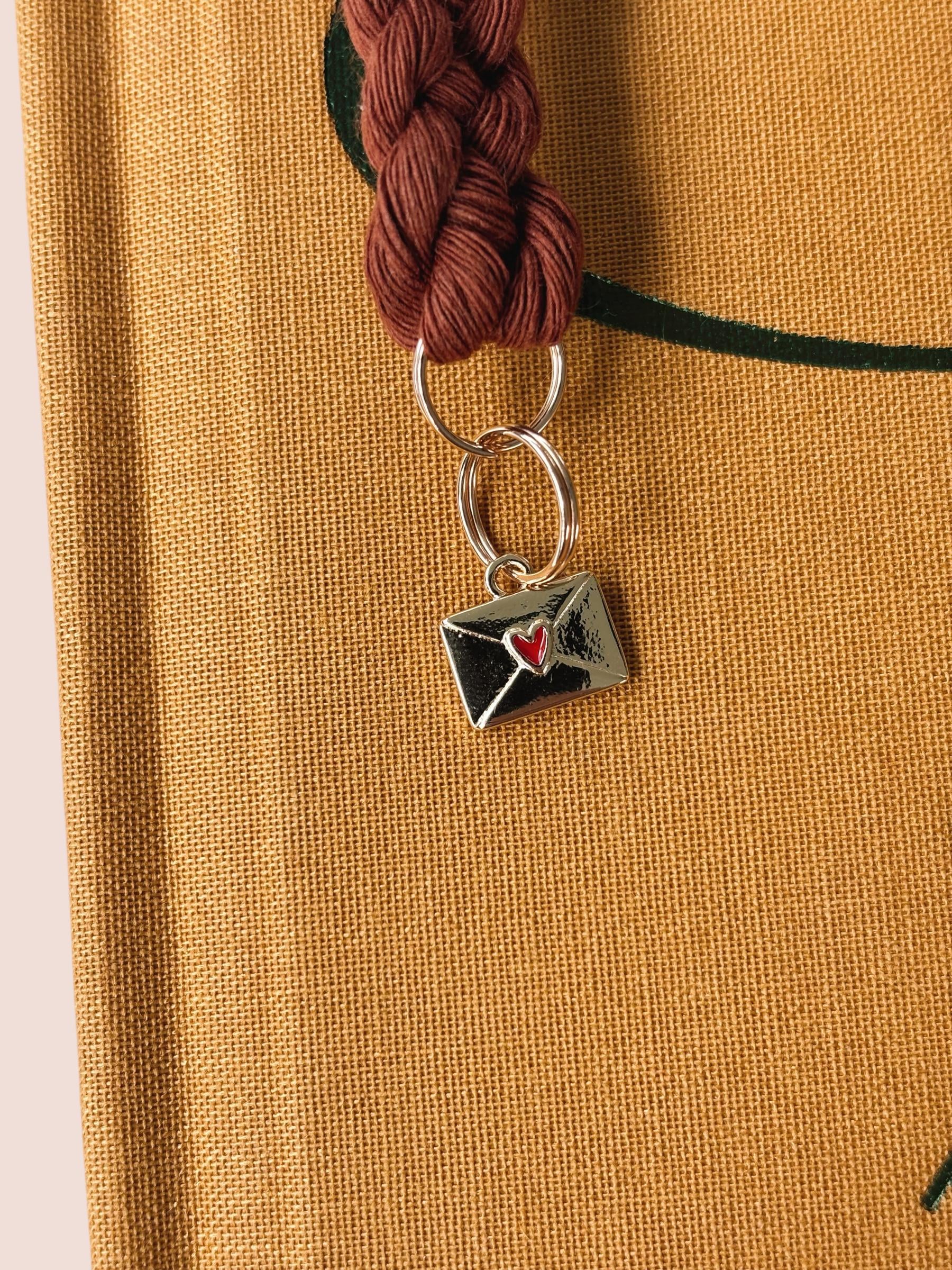 Love Letter Charm Bookmark - Book Accessories for Readers