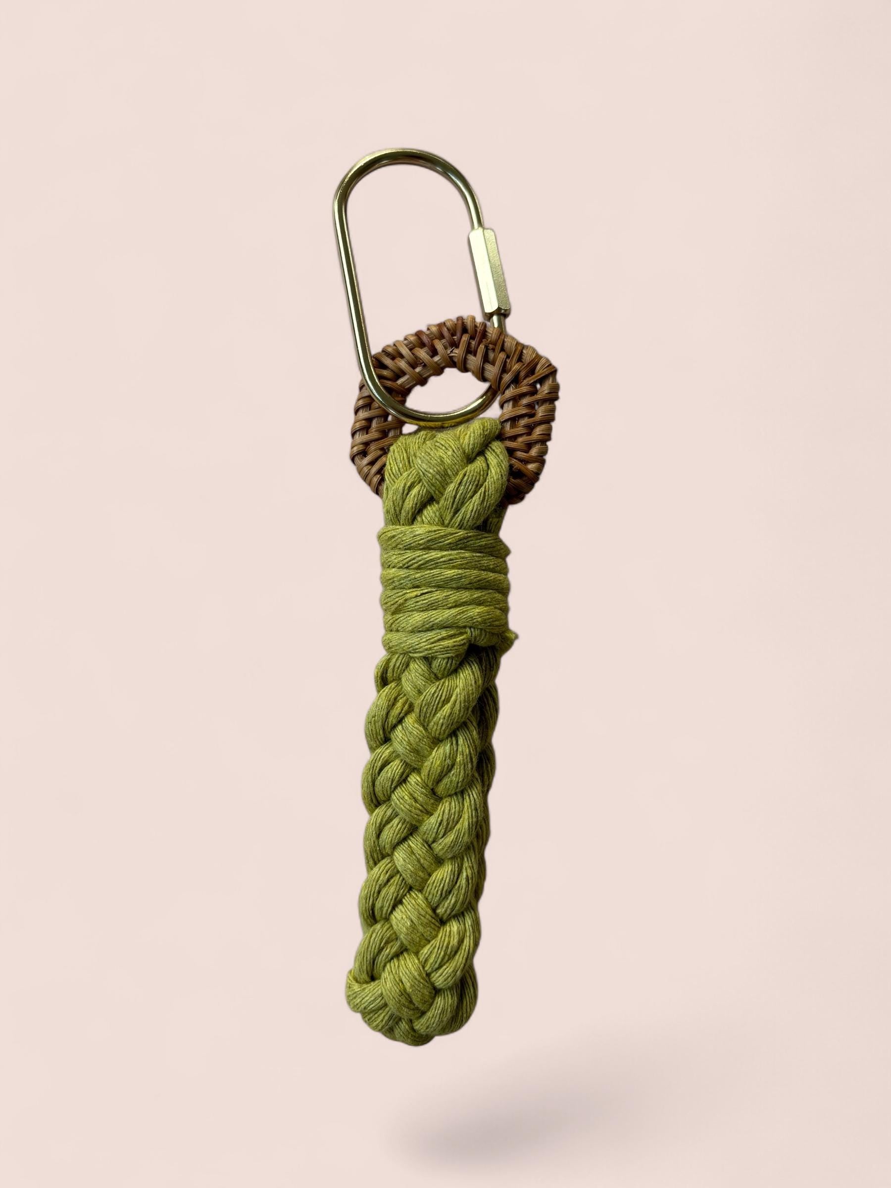 Modern Rattan Boho Keychain, Bag Charm | Gifts for Friends, Teachers | Modern Accessories