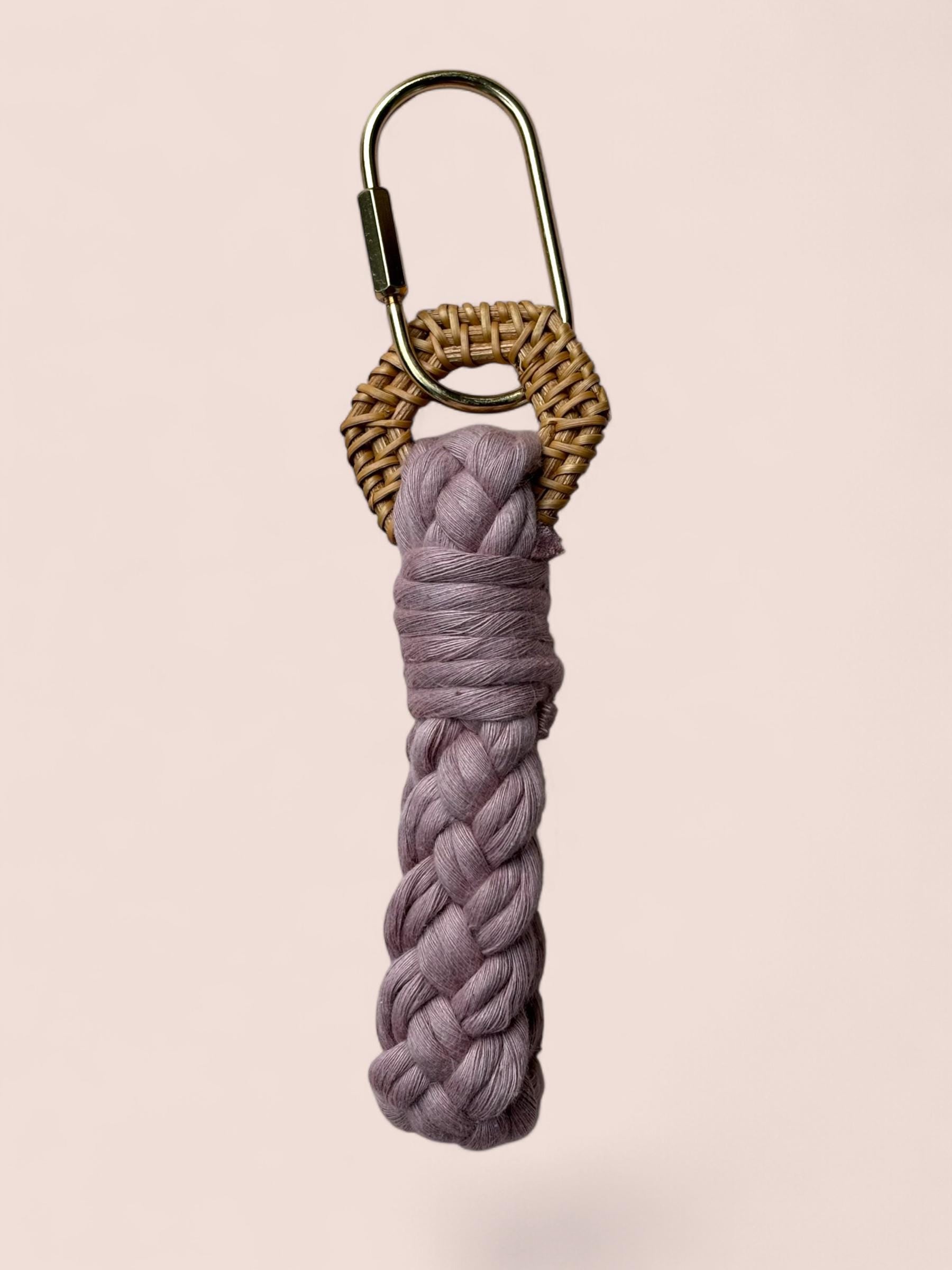 Modern Rattan Boho Keychain, Bag Charm | Gifts for Friends, Teachers | Modern Accessories