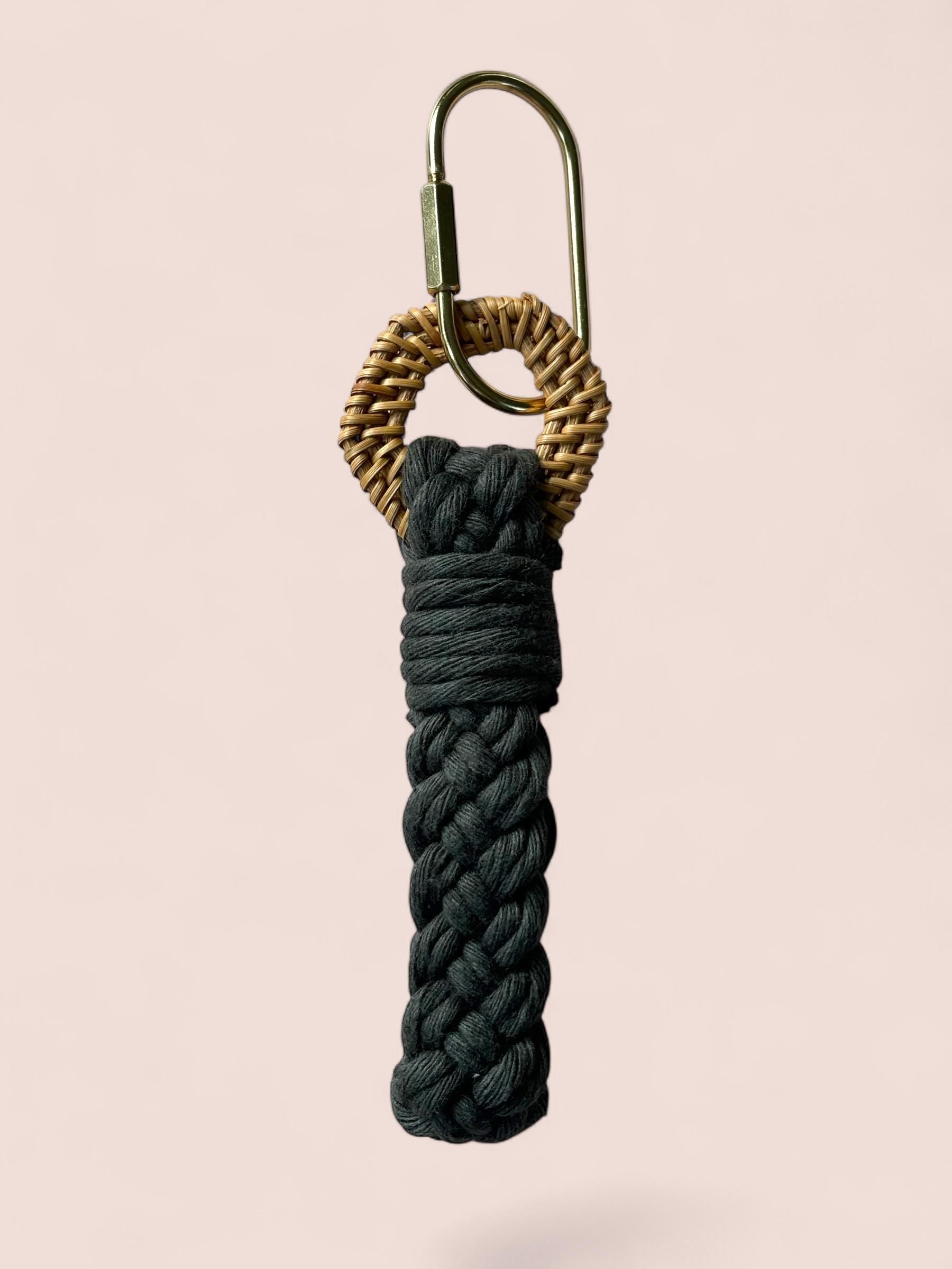 Modern Rattan Boho Keychain, Bag Charm | Gifts for Friends, Teachers | Modern Accessories