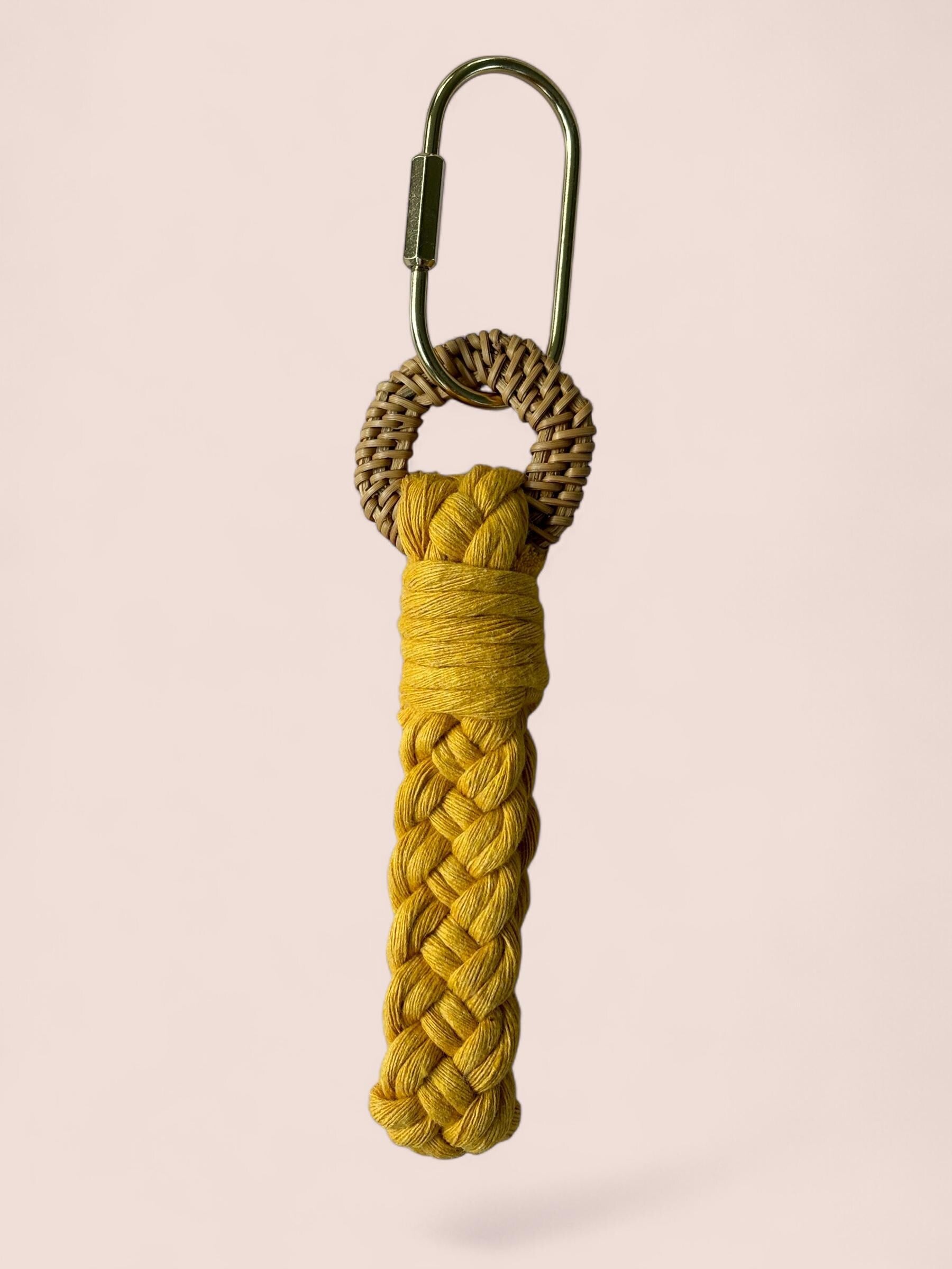 Modern Rattan Boho Keychain, Bag Charm | Gifts for Friends, Teachers | Modern Accessories