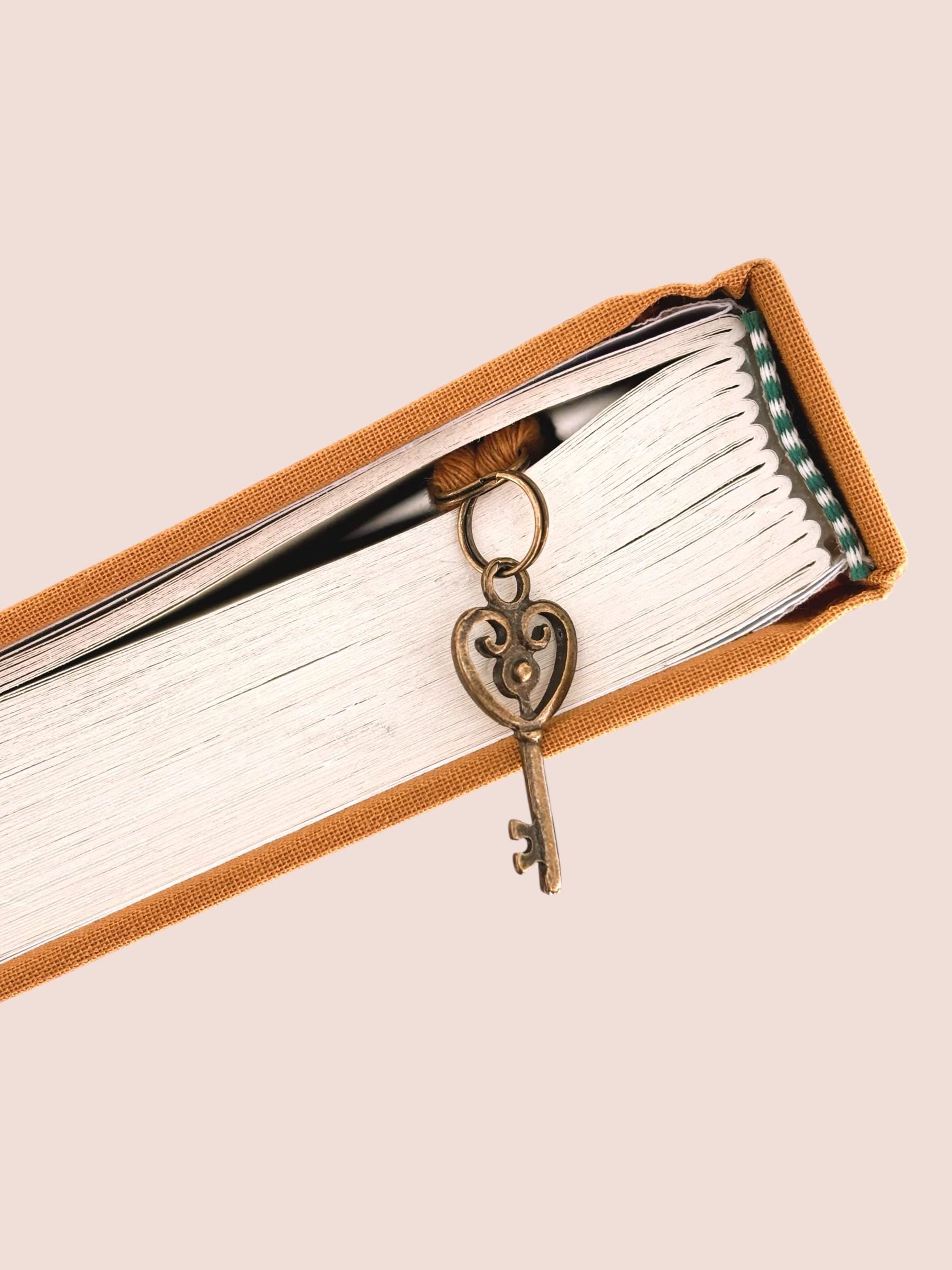 Antique Key Charm Bookmark - Bookish Gifts for Readers