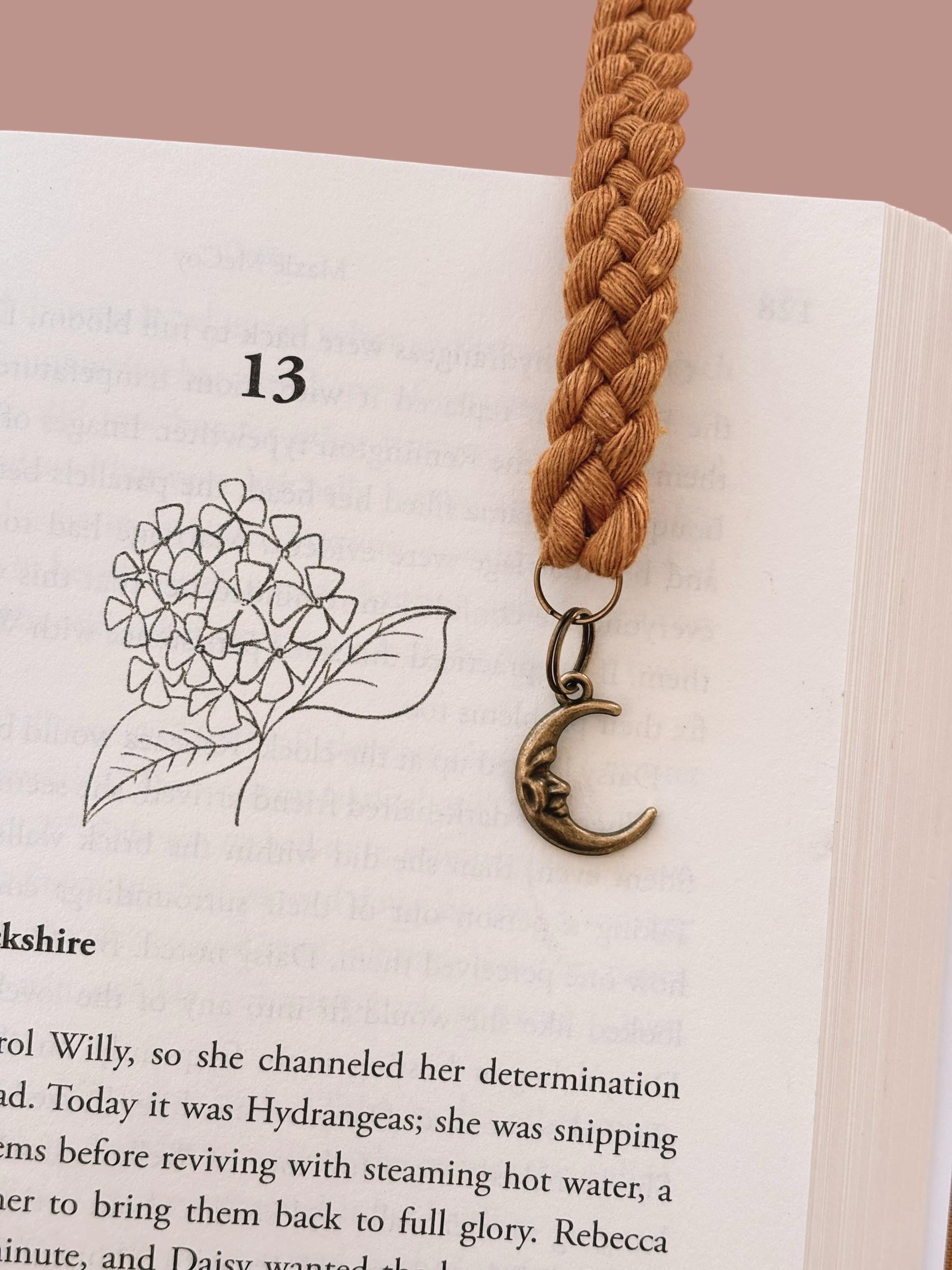 Crescent Moon Charm Bookmark - Bookish Gifts for Readers