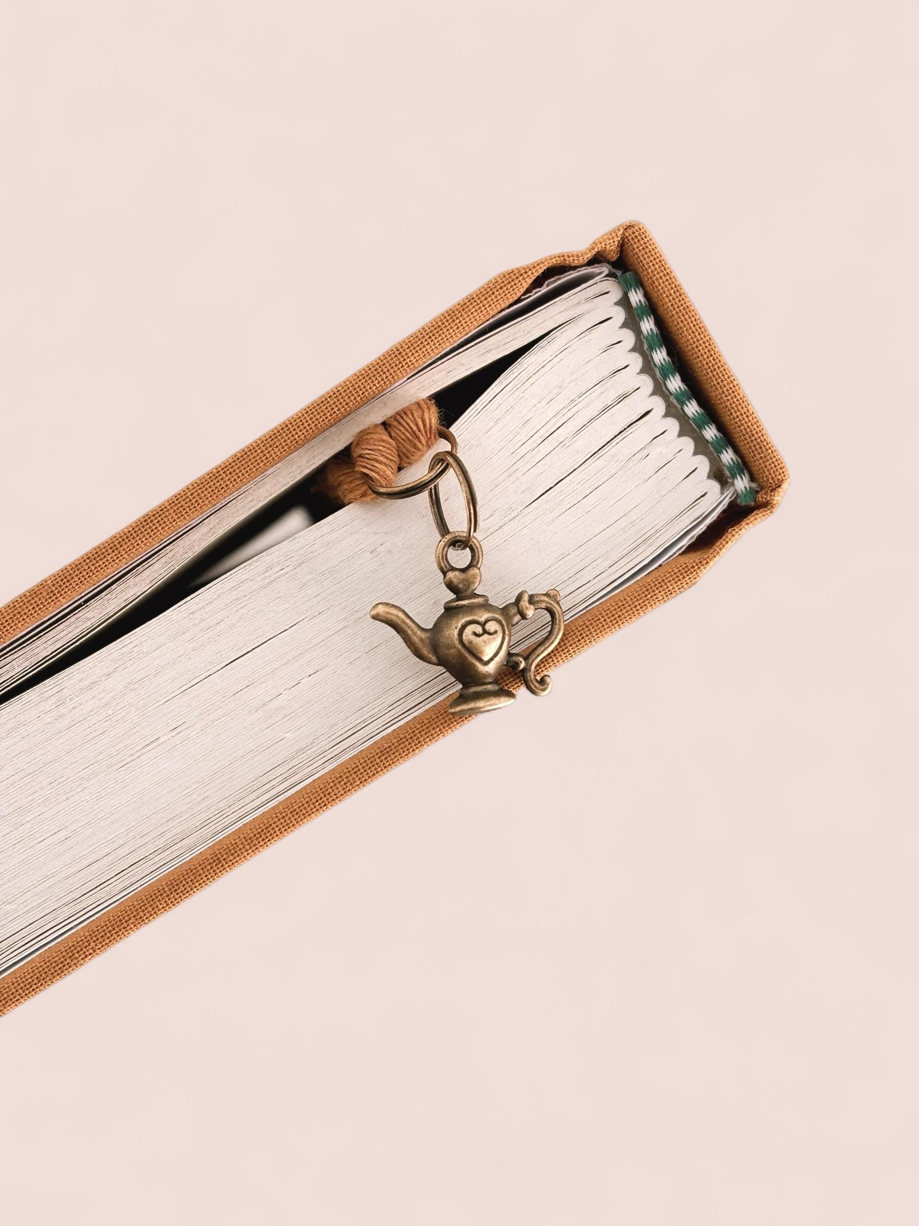 Teapot Charm Bookmark - Bookish, Whimsical Gifts for Readers