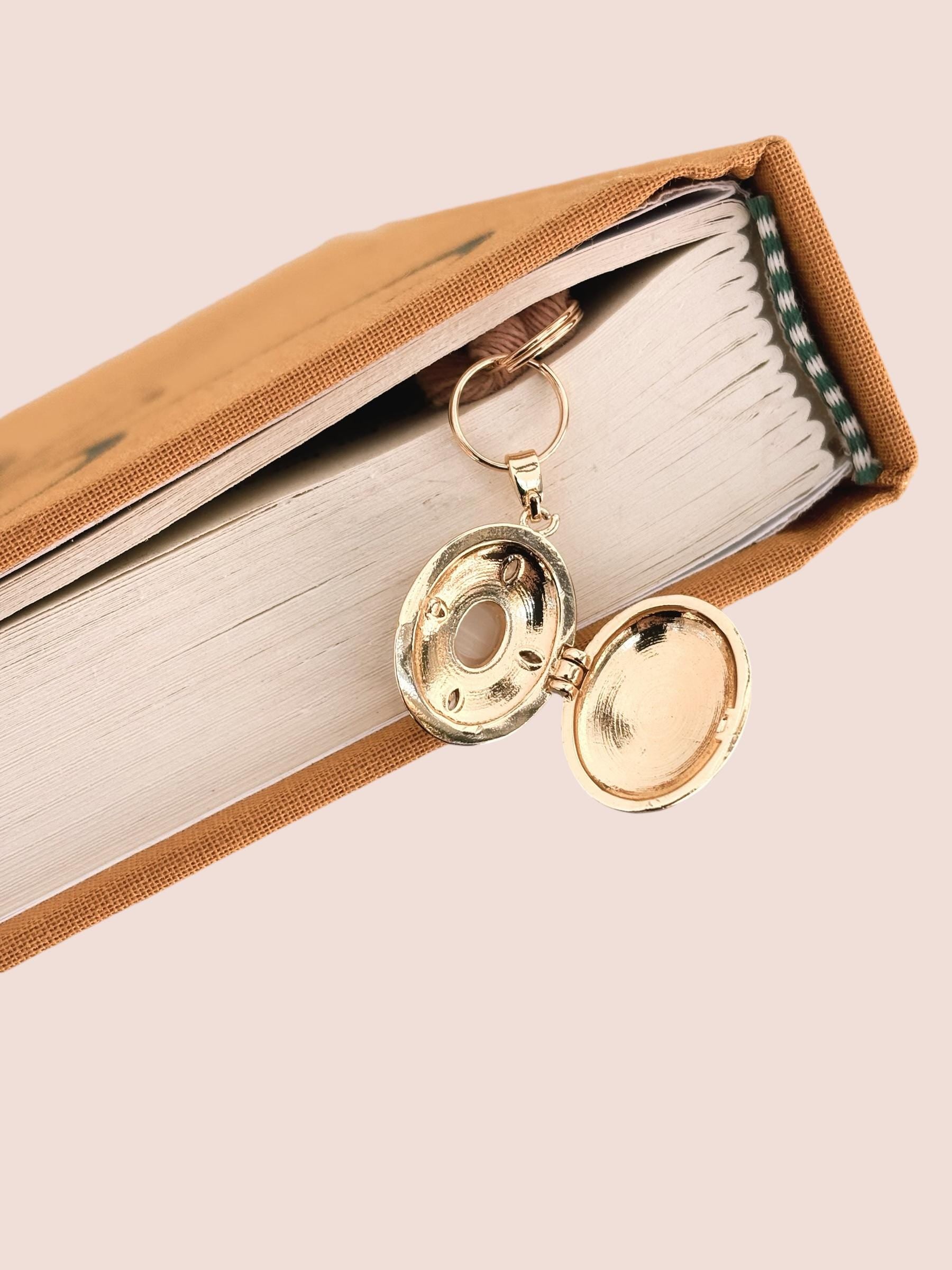 Ornate Locket Charm Bookmark - Bookish Gifts for Readers