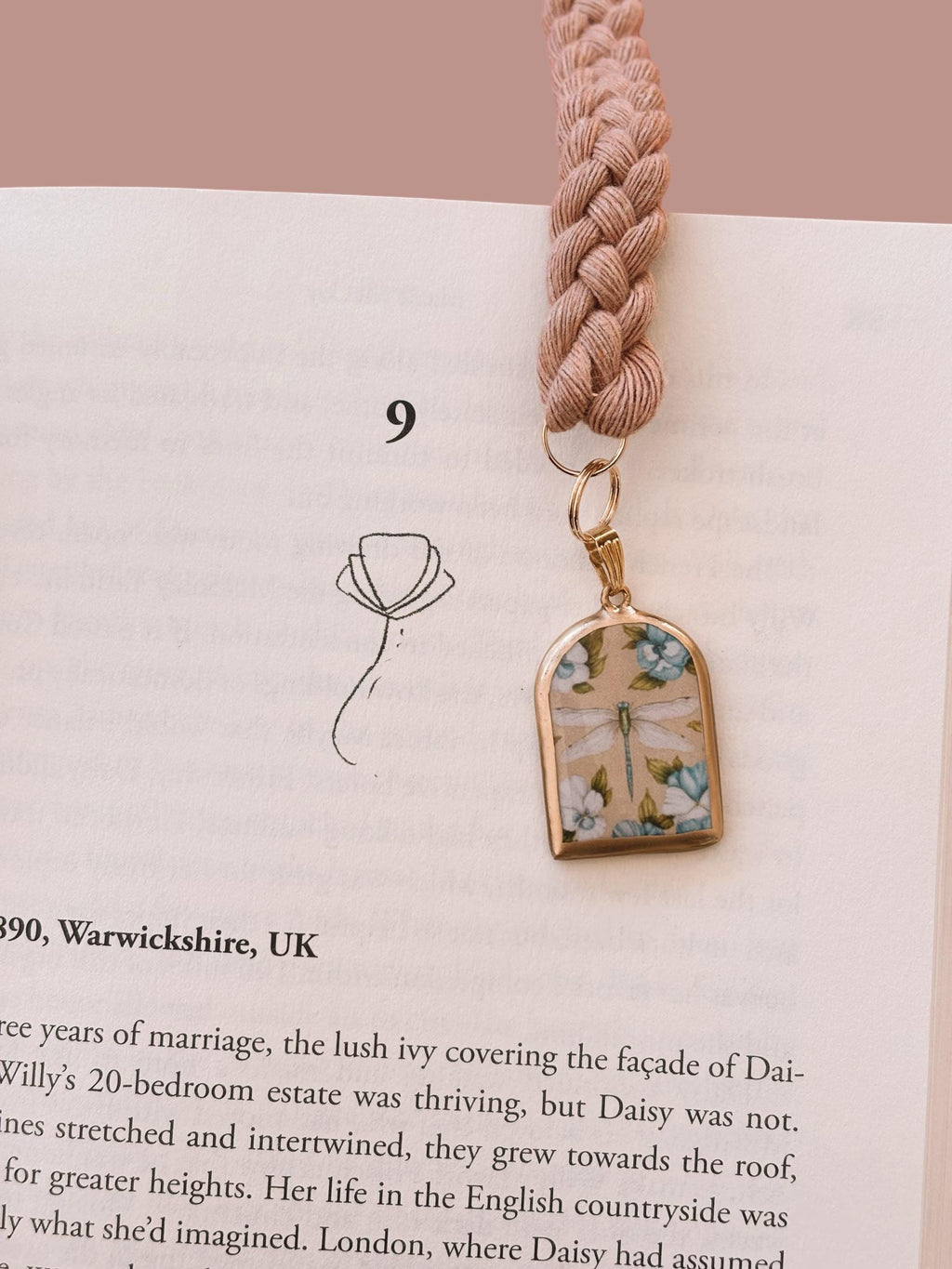 Dragonfly Charm Bookmark - Bookish Gifts for Readers