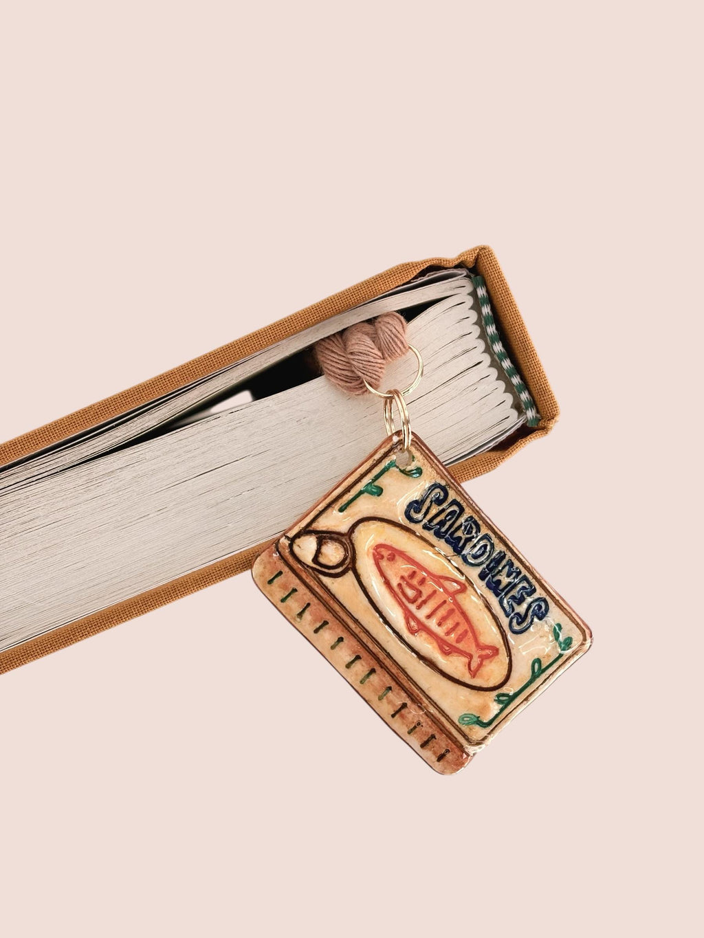 Sardines Charm Bookmark - Bookish Gifts for Readers