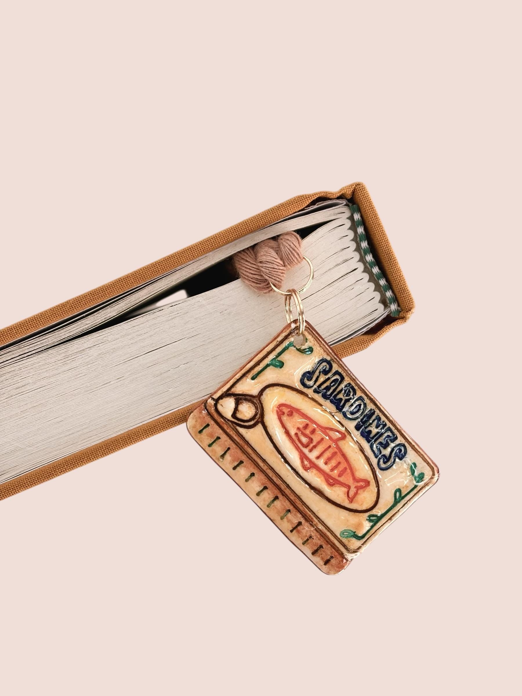 Sardines Charm Bookmark - Bookish Gifts for Readers