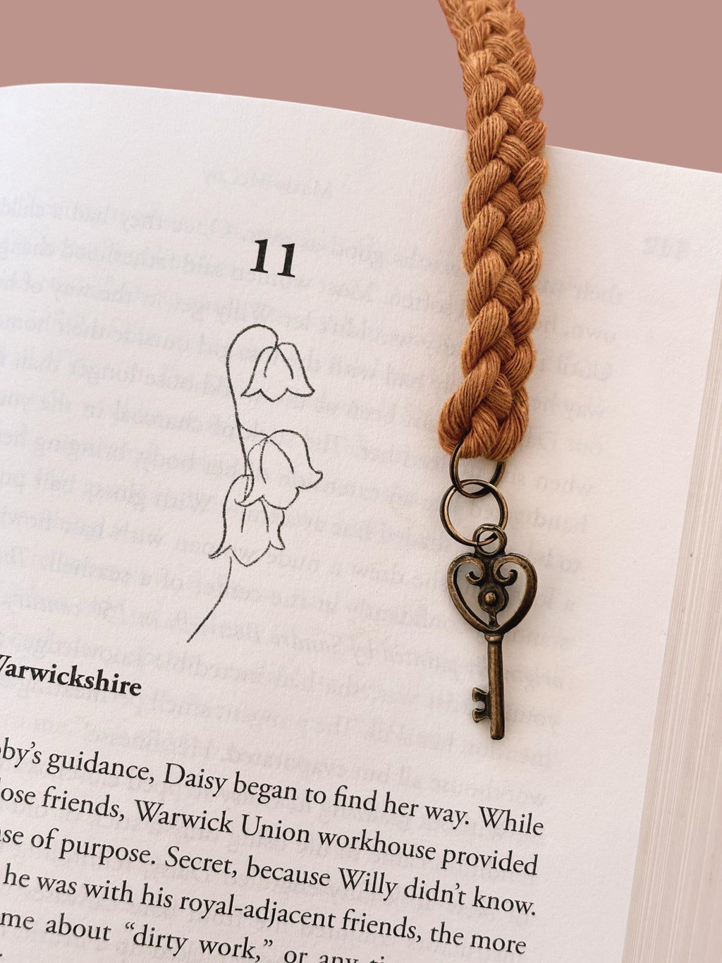 Antique Key Charm Bookmark - Bookish Gifts for Readers