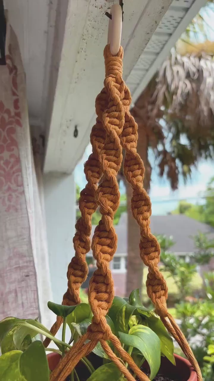 Macrame Hanging Planter | Plant Accessories | Boho Home Decor | Dorm Room Decor | Mother's Day Gifts for Her | Plant Hanger